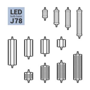 12 وکتور لامپ ال ای دی آیکون لامپ LED در شکلهای مختلف