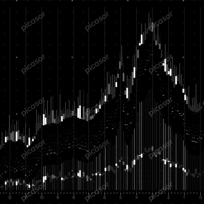 وکتور پس زمینه نمودار بازار مالی - وکتور نمودار قیمت زمینه نمودار ترید